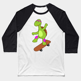 skater turtle Baseball T-Shirt